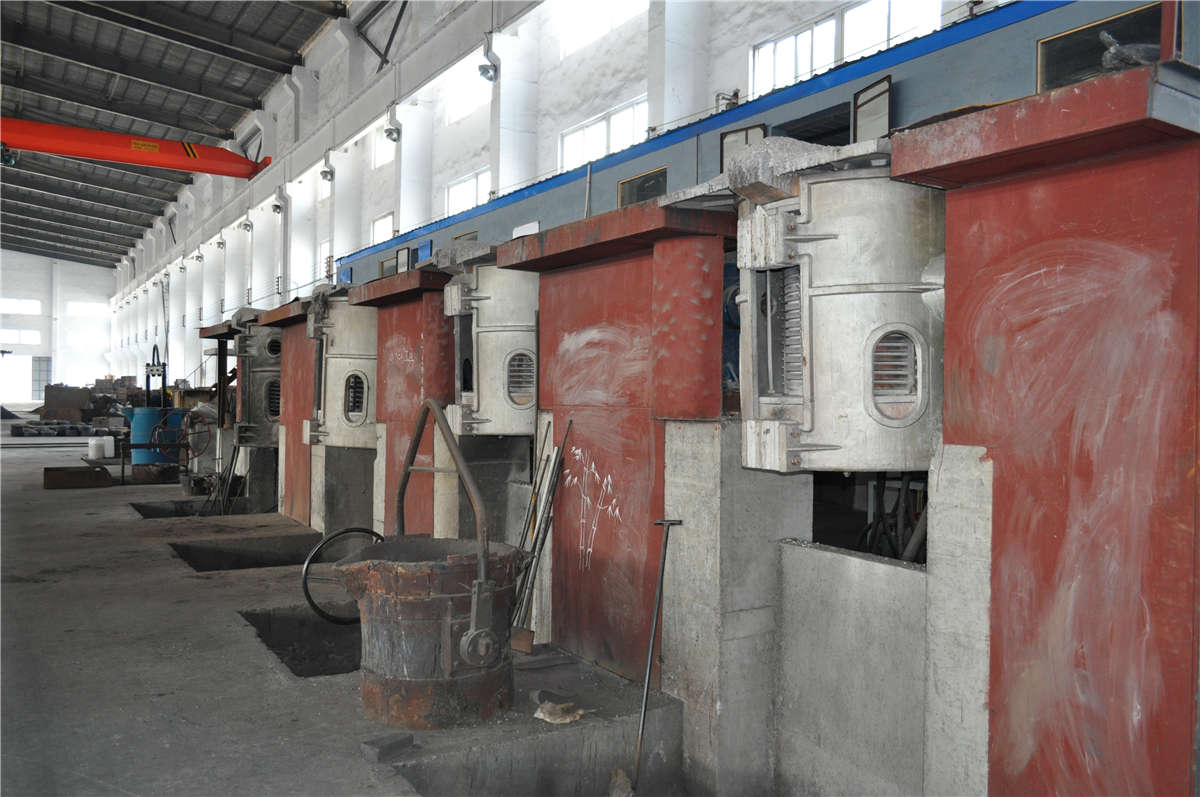 Medium frequency electric furnace